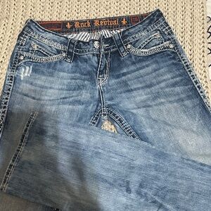 Rock Revival Light Blue Bootcut women’s jeans